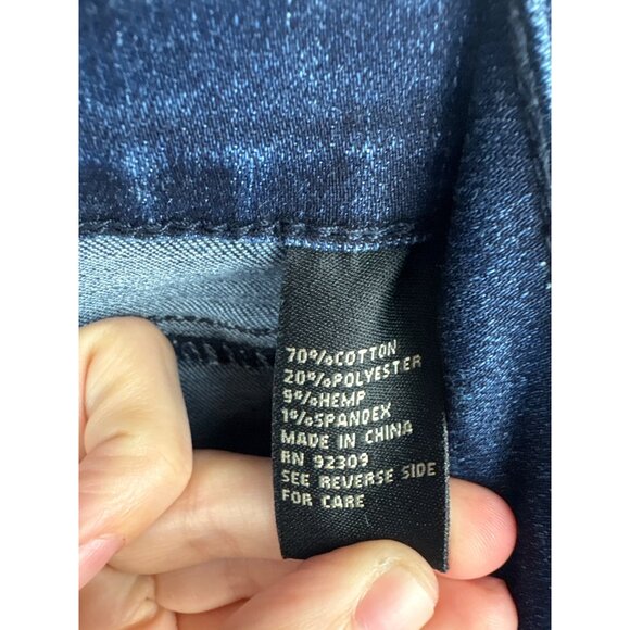 Women’s DG2 Size Petite 6 Dark Washed Blue Skinny Jeans - Picture 6 of 6